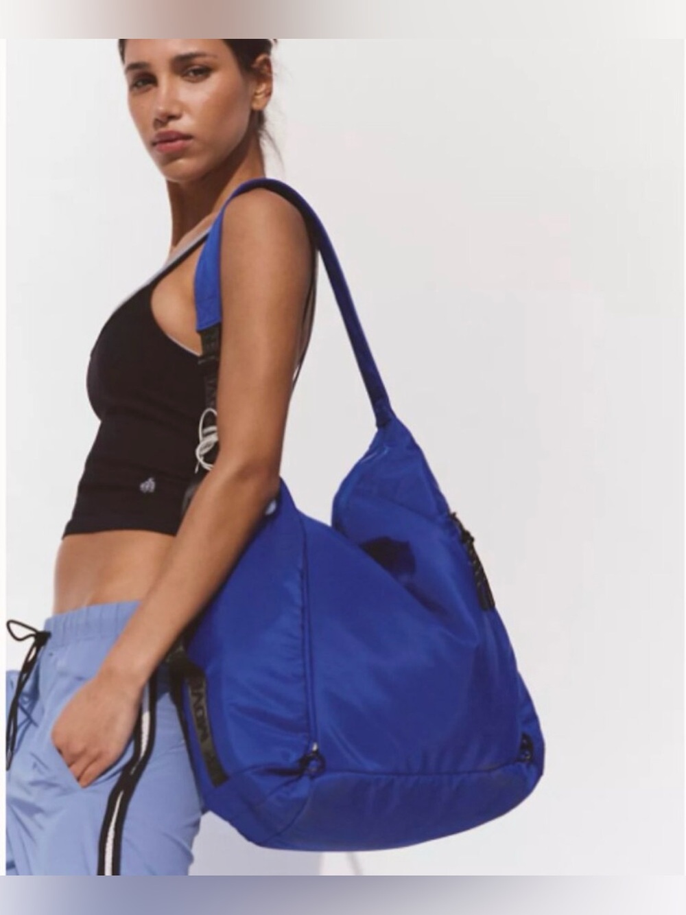 Free People Movement No Time Zones Caryall bag in Electric Shock NWT